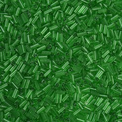 Transparent Glass Bugle Beads&nbsp;SEED-N005-001-C06