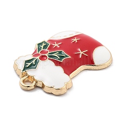 Christmas Theme Alloy Enamel Pendants&nbsp;ENAM-D060-04E