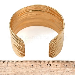 304 Stainless Steel Cuff Bangles&nbsp;BJEW-P382-01C-G