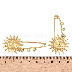 Sun 304 Stainless Steel Safety Pins Brooch Findings&nbsp;SA-CBA098D-13C-G