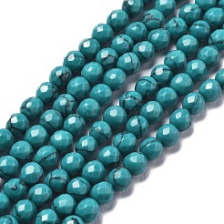 Synthetic Turquoise Beads Strands&nbsp;G-L620-A01-6mm