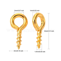 304 Stainless Steel Screw Eye Pin Peg Bails&nbsp;X-STAS-L234-165D-G