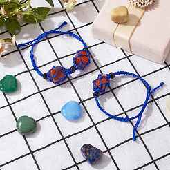Adjustable Braided Nylon Cord Macrame Pouch Bracelet Making&nbsp;AJEW-SW00013-09