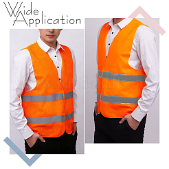 20Pcs Cloth Reflective Safety Vest&nbsp;AJEW-GO0005-12A