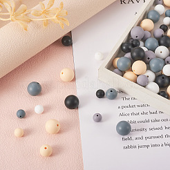 150Pcs 15 Styles Silicone Beads&nbsp;SIL-TA0001-30