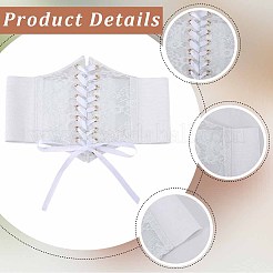 PU Leather Wide Elastic Corset Belts&nbsp;AJEW-WH20020-174C
