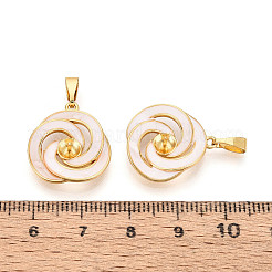 Brass and Enamel Peg Bails&nbsp;KK-T079-10G