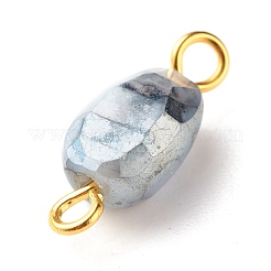 Opaque Baking Paint Crackle Glass Beads Links Connectors&nbsp;PALLOY-JF01238