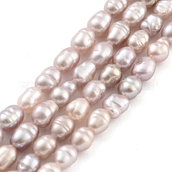 Natural Cultured Freshwater Pearl Beads Strands&nbsp;PEAR-P062-04A