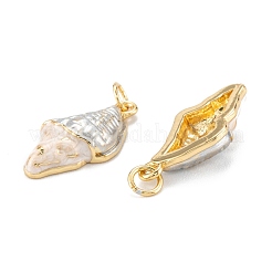 Brass Enamel Pendants&nbsp;KK-A155-03G