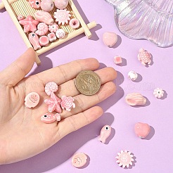 30Pcs 15 Styles Handmade Porcelain Beads&nbsp;PORC-YW0001-74