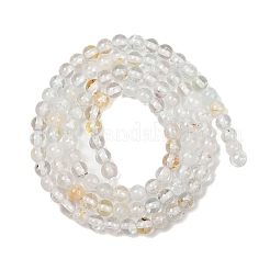 Natural White Topaz Beads Strands&nbsp;G-RM241221-C21