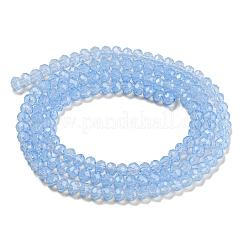 Baking Paint Transparent Glass Beads Strands&nbsp;DGLA-A034-J2mm-B10