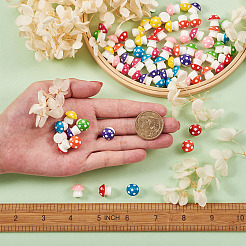 80Pcs 8 colors Resin Home Decorations&nbsp;RESI-KS0001-07