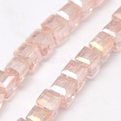 Electroplate Glass Bead Strands&nbsp;EGLA-J028-6x6mm-ABM
