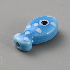 Handmade Porcelain Beads&nbsp;PORC-WH20001-02F
