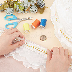  5 Yards Polyester Wave Edge Lace Trim&nbsp;OCOR-DR0001-02