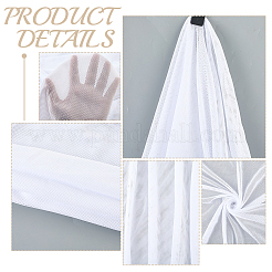 Polyester Elastic Eyelet Fabric&nbsp;AJEW-WH20006-273F