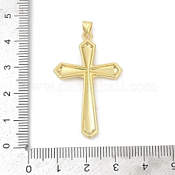 Brass Micro Pave Cubic Zirconia Pendants&nbsp;KK-D317-107G