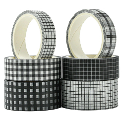 1 Bag 6 Rolls DIY Scrapbook Decorative Paper Tapes&nbsp;DIY-SP0005-15B