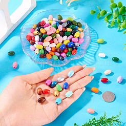 300Pcs Spray Painted Schima Wood Beads&nbsp;WOOD-TA0002-83A