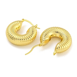 Rack Plating C-Shaped Brass Stud Earrings&nbsp;EJEW-I313-12G