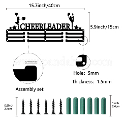 Fashion Iron Medal Hanger Holder Display Wall Rack&nbsp;ODIS-WH0021-048
