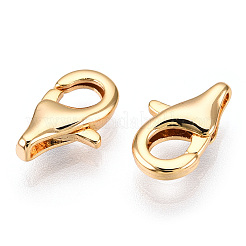 Brass Lobster Claw Clasps&nbsp;X-KK-N254-08G