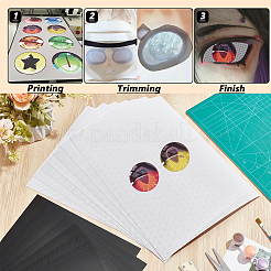 14Pcs 2 Colors PVC Plastic Sheets&nbsp;AJEW-NB0006-41