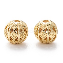Alloy Hollow Beads&nbsp;PALLOY-P238-06G-RS