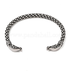 Viking 304 Stainless Steel Open Cuff Bangles for Men&nbsp;BJEW-U001-07E-G