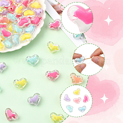 80Pcs Transparent Acrylic Beads&nbsp;TACR-SP0001-39