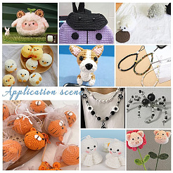 Plastic Craft Eyes&nbsp;DIY-WH0304-810