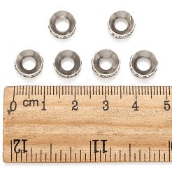 Brass Rhinestone Spacer Beads&nbsp;RB-A020-9mm-01P