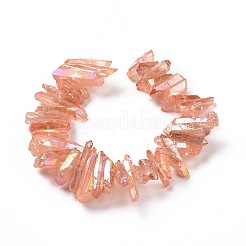 Natural Quartz Crystal Points Beads Strands&nbsp;G-K181-B23