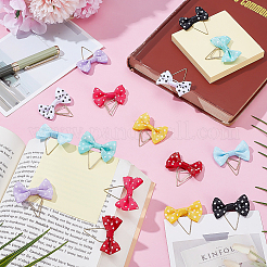 16Pcs 8 Style Stainless Steel Paper Clips&nbsp;AJEW-PH01652