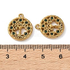 304 Stainless Steel Rhinestone Pendants&nbsp;RB-L002-04G