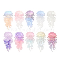 Luminous Ocean Transparent Resin Cabochons&nbsp;CRES-L045-02E