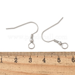 201 Stainless Steel Ear Hooks&nbsp;STAS-C117-03B-P