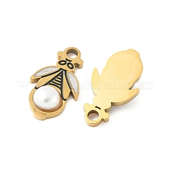 304 Stainless Steel Enamel Pendants&nbsp;STAS-R168-07G