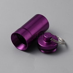 Outdoor Portable Aluminium Alloy Small Pill Case&nbsp;KEYC-WH0029-92C