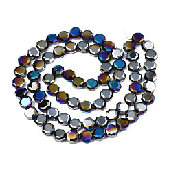 Electroplate Glass Beads Strands&nbsp;EGLA-N002-27-G03