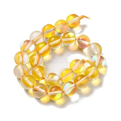 Synthetic Moonstone Beads Strands&nbsp;G-P528-J02-11