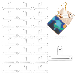 48Pcs Transparent Acrylic Chandelier Component Links&nbsp;TACR-PH0001-99