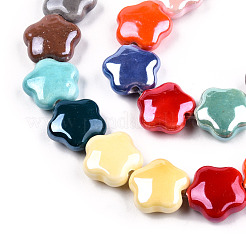 Handmade Porcelain Bead Strands&nbsp;PORC-N007-20-B01