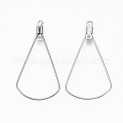Tarnish Resistant 304 Stainless Steel Wire Pendants&nbsp;X-STAS-T051-004