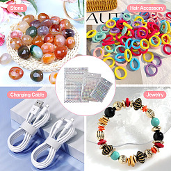 60Pcs 3 Styles Laser Plastic Resealable Bags&nbsp;ABAG-TA0001-56C