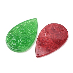 Dyed Natural Quartz Carved Big Pendants&nbsp;GG-CBA0022-10