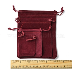 30Pcs Rectangle Velvet Pouches&nbsp;TP-FS0001-02B