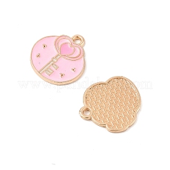 Valentine's Day Alloy Enamel Pendants&nbsp;FIND-M058-01KCG